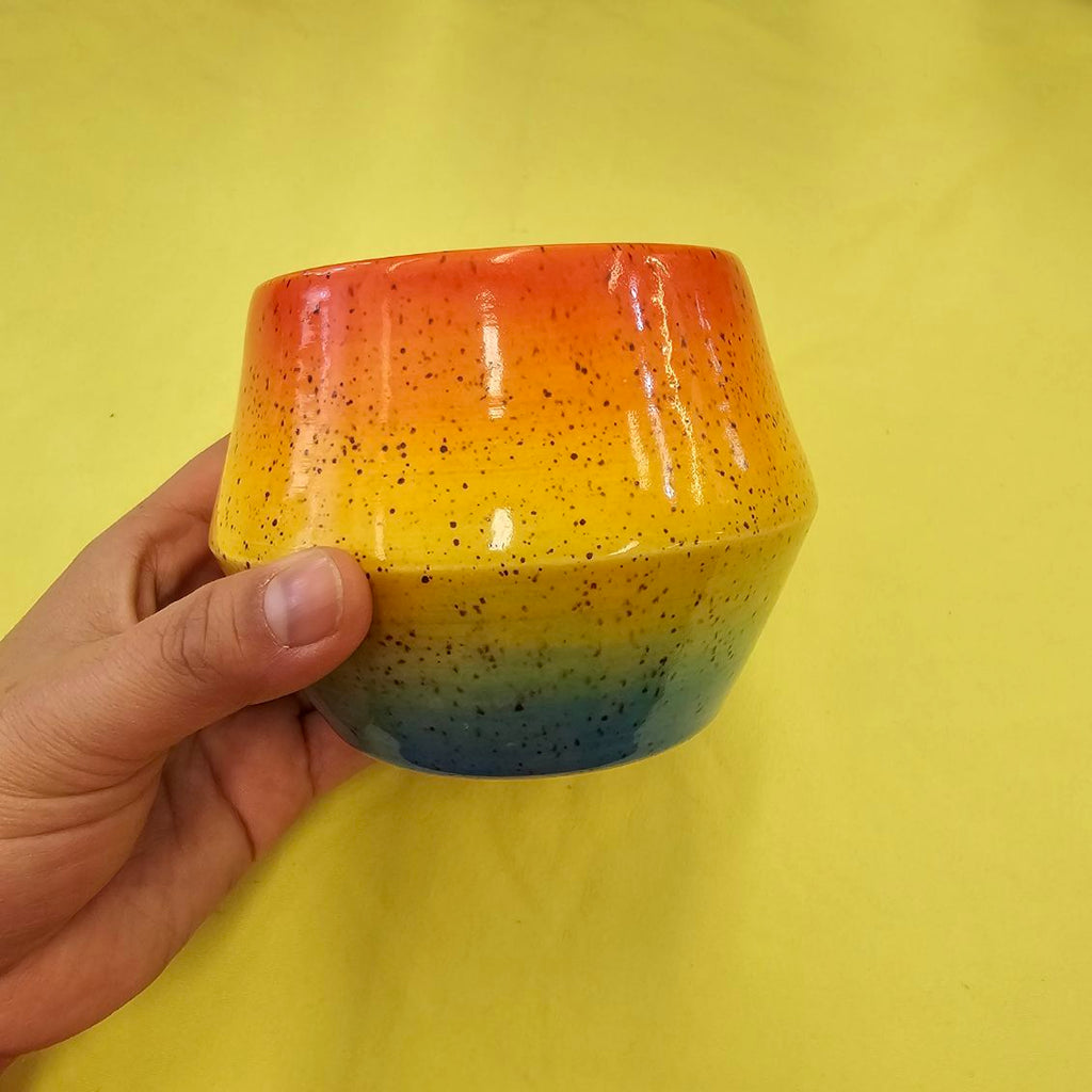 RAINBOW SPECKLED DIAMOND CUP