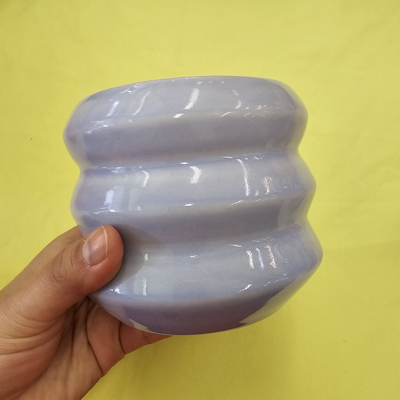 PERIWINKLE JUMBO ZIGZAG CUP