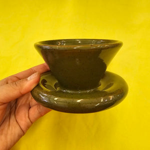 OLIVE SPECKLED POUR OVER