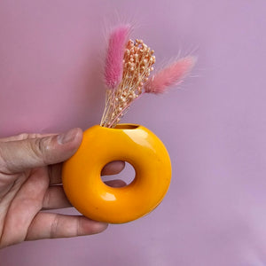 MAC & CHEESE DONUT BUD VASE