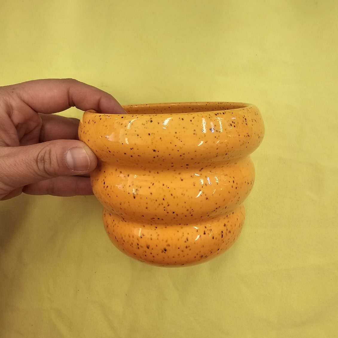 PUMPKIN PIE SPECKLED STAIRS CUP