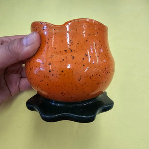 PERSIMMON SPECKLED TULIP MUG