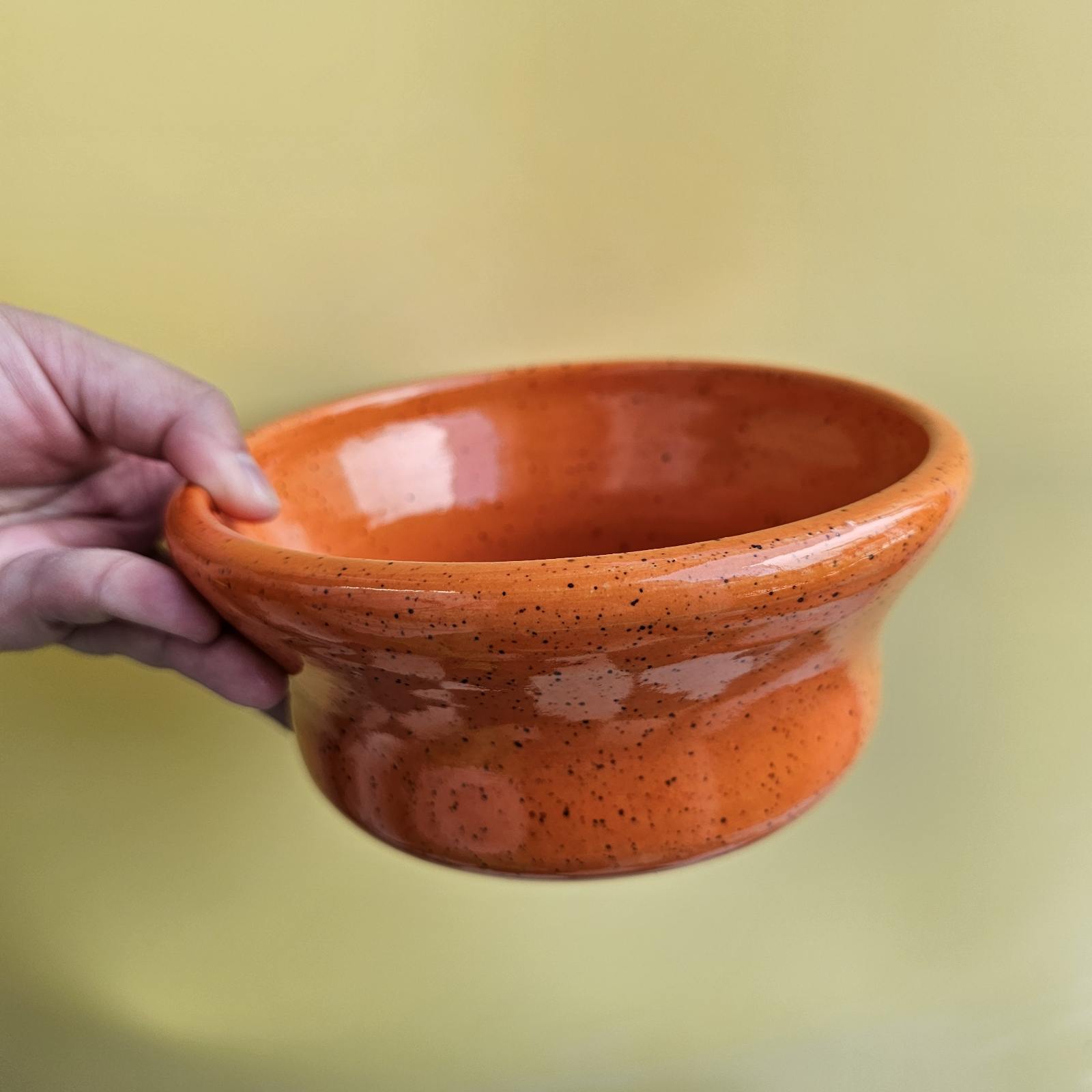PERSIMMON SPECKLED RAMEN BOWL