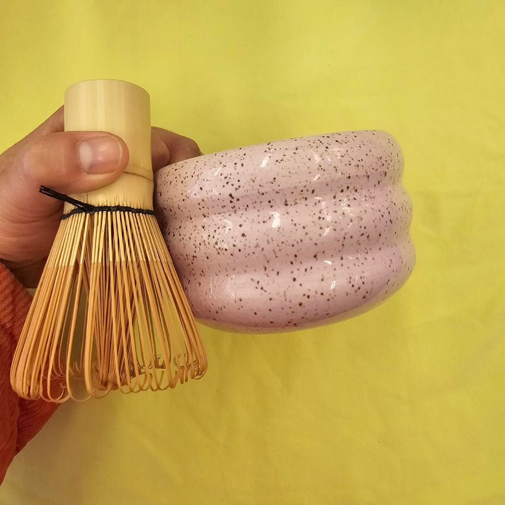 PUFF PINK SPECKLED MATCH BOWL