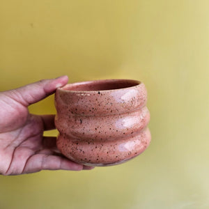 GRAPEFRUIT SPECKLED TRIPPY CUP