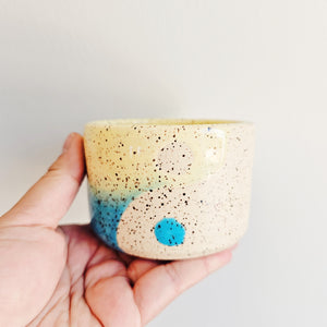 TROPICAL COKCTAIL SPECKLED YINYANG CUP