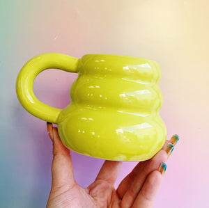 *SECOND* CHARTREUSE CHUBBY MUG *NOT FOR DRINKING*