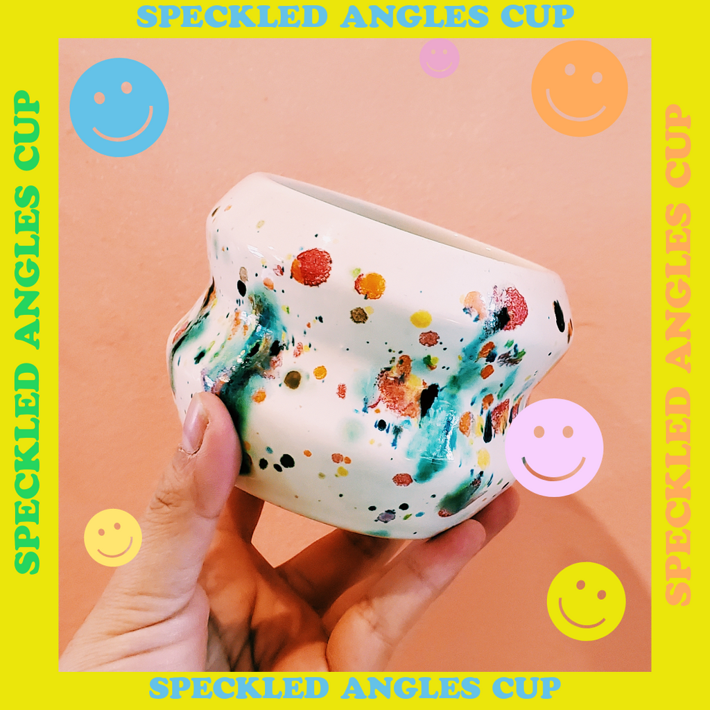 HOLIDAY PREORDER❄️☃️PREORDER CAKE ANGLE CUP • SPECKLED