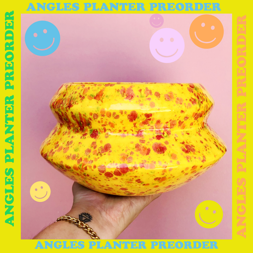 PREORDER ANGLES PLANTER • SPECKLED and SOLID